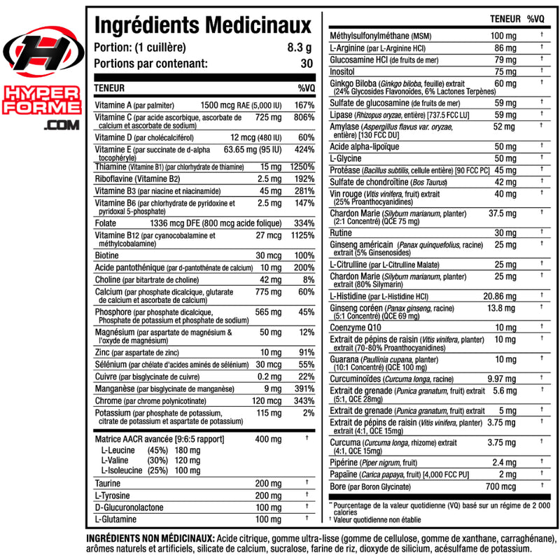 Allmax Vitastack Powder Orange - 280g - Vitamins and Minerals Supplements - Hyperforme.com