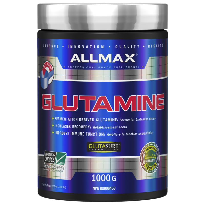 Allmax Glutamine Powder - 1000g - Glutamine - Hyperforme.com