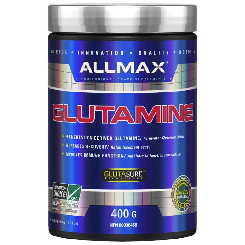 Allmax Glutamine Powder - 400g - Glutamine - Hyperforme.com