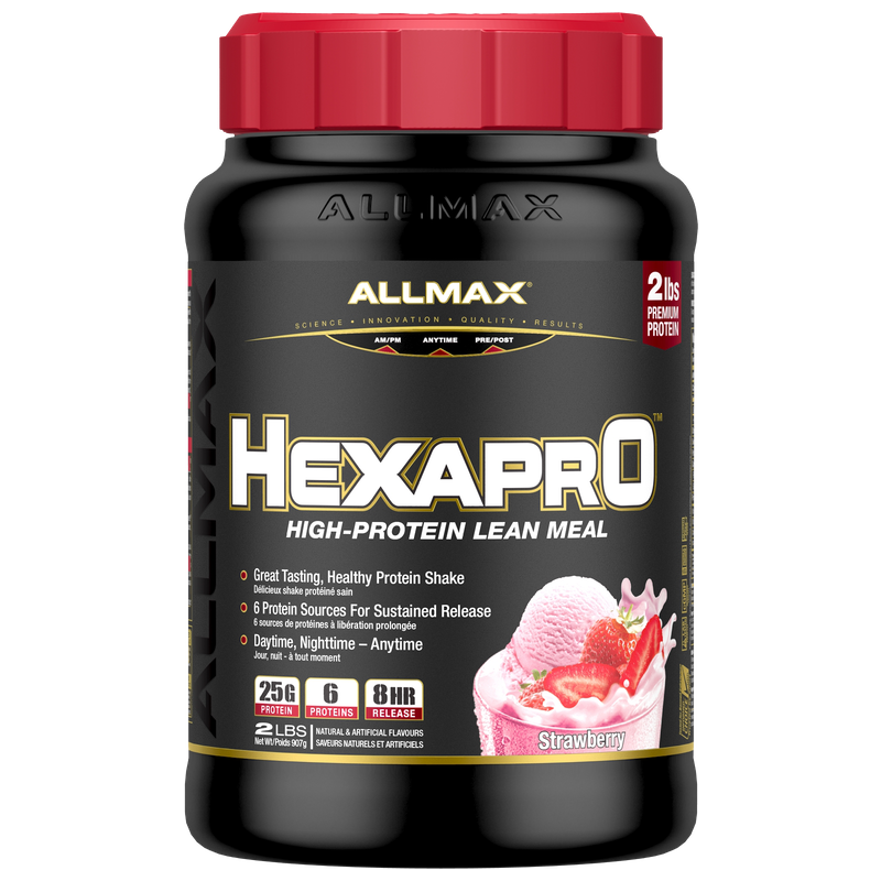 Allmax Hexapro - 2lb Strawberry - Protein Powder (Blend) - Hyperforme.com