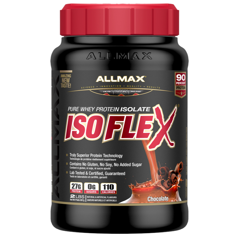 Allmax Isoflex - 2lb Chocolate - Protein Powder (Whey Isolate) - Hyperforme.com