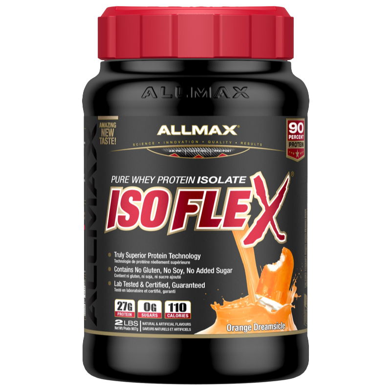Allmax Isoflex - 2lb Orange Dreamsicle - Protein Powder (Whey Isolate) - Hyperforme.com