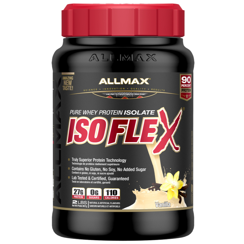 Allmax Isoflex - 2lb Vanilla - Protein Powder (Whey Isolate) - Hyperforme.com