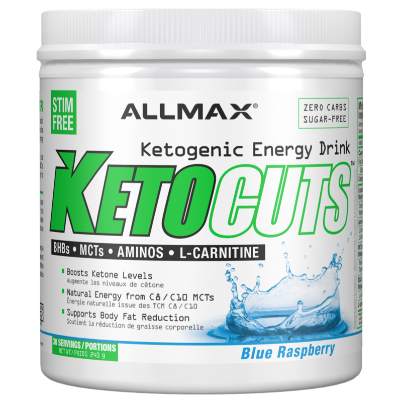 Allmax KetoCuts - 30 Servings Blue Raspberry - Keto Supplements - Hyperforme.com