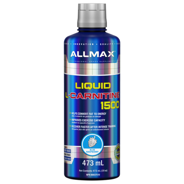 Allmax L-carnitine Liquid - 473ml Blue Raspberry - Weight Loss Supplements - Hyperforme.com