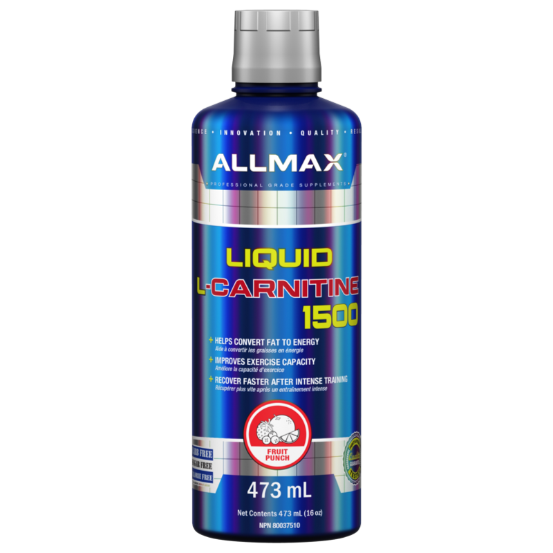 Allmax L-carnitine Liquid - 473ml Fruit Punch - Weight Loss Supplements - Hyperforme.com