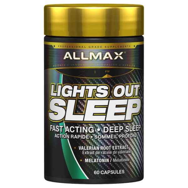 Allmax Lights Out Sleep - 60 caps - Sleep Aid Supplements - Hyperforme.com