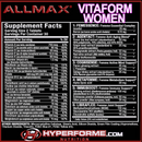 Allmax Vitaform Women's Multivitamin - 60 Tabs - Vitamins and Minerals Supplements - Hyperforme.com