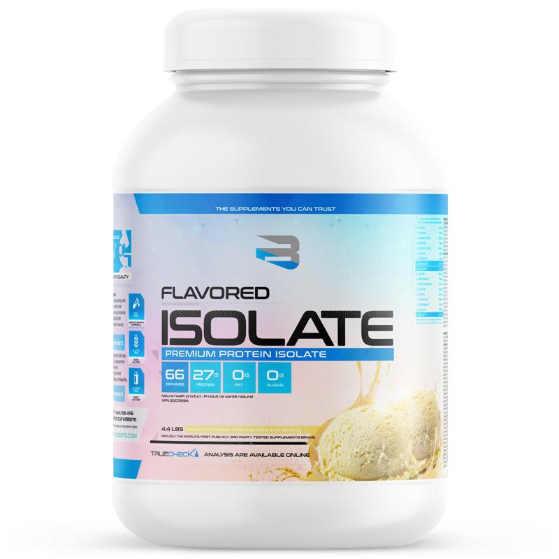 Believe Flavored Isolate - 4.4lb Vanilla Ice Cream - Protein Powder (Whey Isolate) - Hyperforme.com