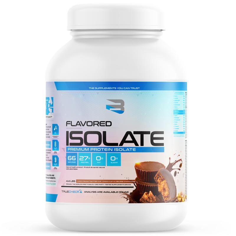 Believe Flavored Isolate - 4.4lb Choco Peanut Butter Cup - Protein Powder (Whey Isolate) - Hyperforme.com