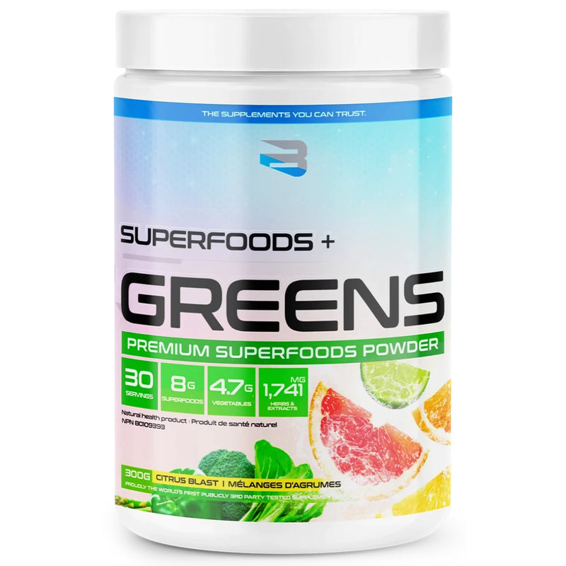 Believe Superfoods+ Greens - 30 Servings Citrus Blast - Superfoods (Greens) - Hyperforme.com