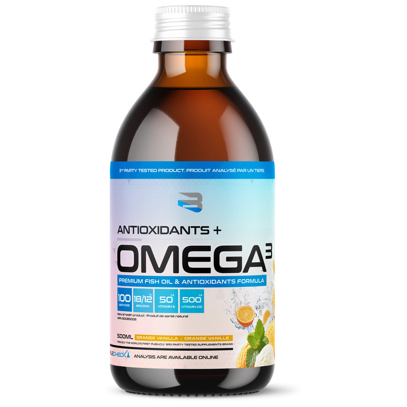 Believe Antioxidants + Omega 3 - 500ml Orange Vanilla - Omega 3 Supplements - Hyperforme.com