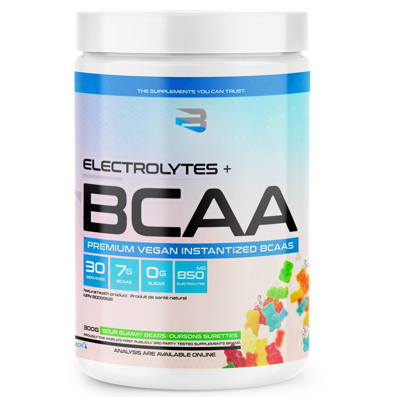 Believe BCAA + Electrolytes - 30 Servings Sour Gummy Bears - BCAA - Hyperforme.com