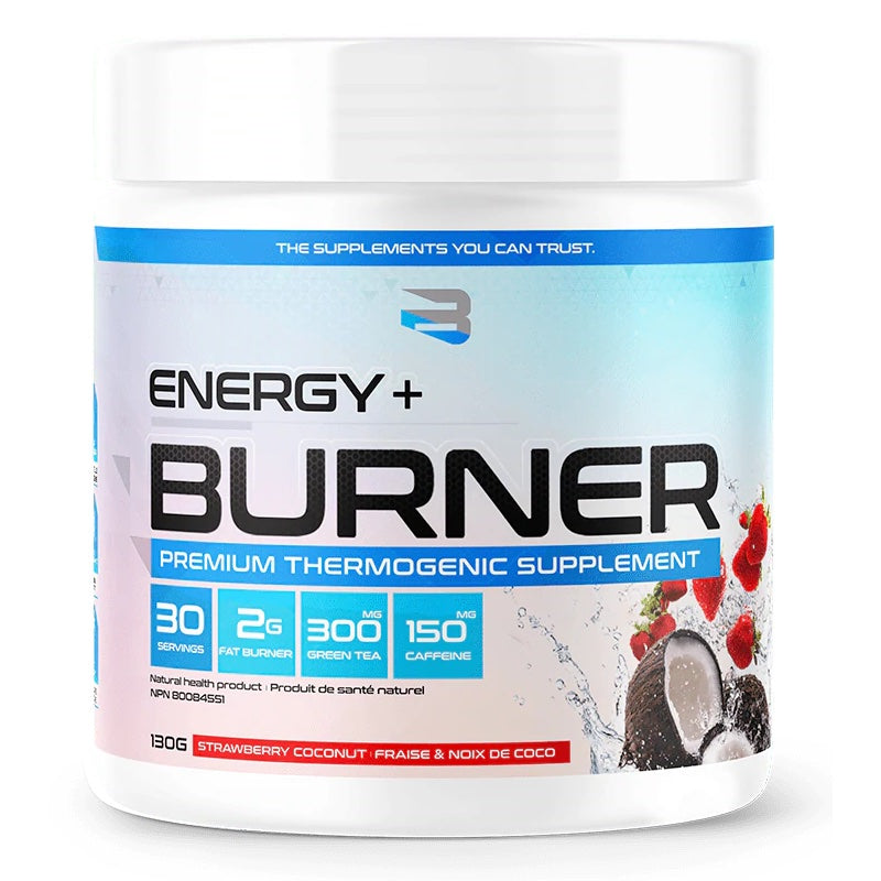 Believe Energy Burner - 30 Servings Strawberry Coconut - Energy Burner - Hyperforme.com