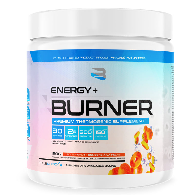 Believe Energy Burner - 30 Servings Sour Peach - Energy Burner - Hyperforme.com
