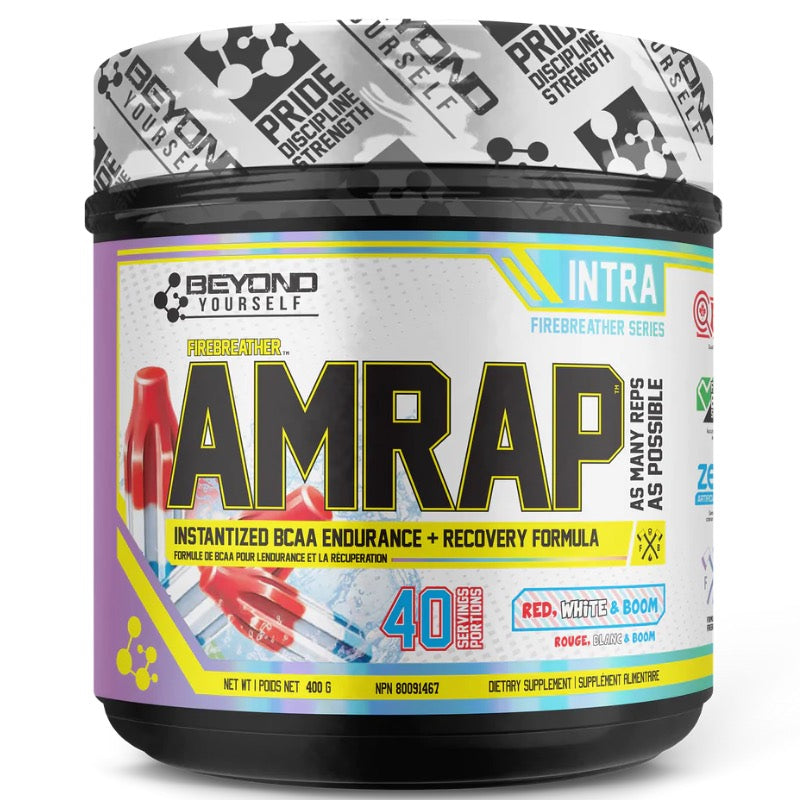 Beyond Yourself Amrap - 400g Red, White & Boom - BCAA - Hyperforme.com