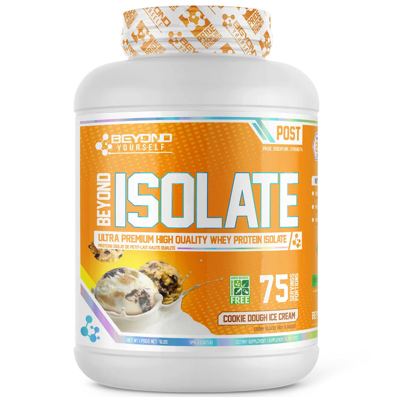 Beyond Yourself Isolate Protein - 5lb Cookie Dough Ice Cream - Protein Powder (Whey Isolate) - Hyperforme.com