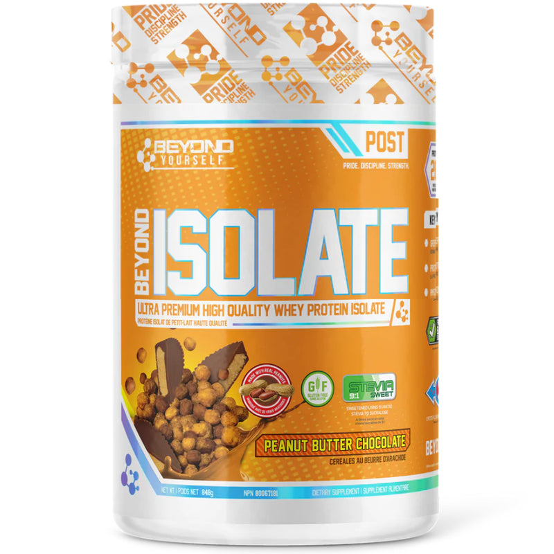 Beyond Yourself Isolate Protein - 1.9lb Peanut Butter Chocolate - Protein Powder (Whey Isolate) - Hyperforme.com