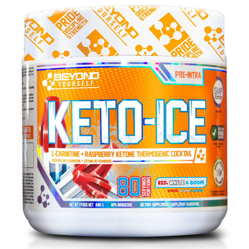 Beyond Yourself Keto Ice - 80 Servings Red White Boom - Keto Supplements - Hyperforme.com