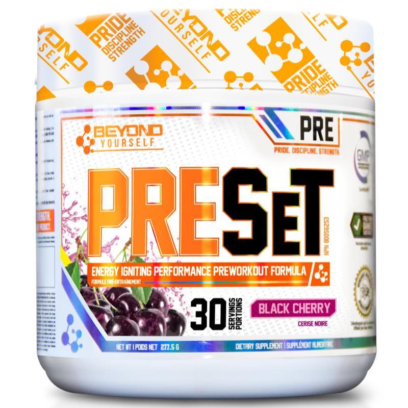 Beyond Yourself Preset - 30 servings Black Cherry - Pre-Workout - Hyperforme.com