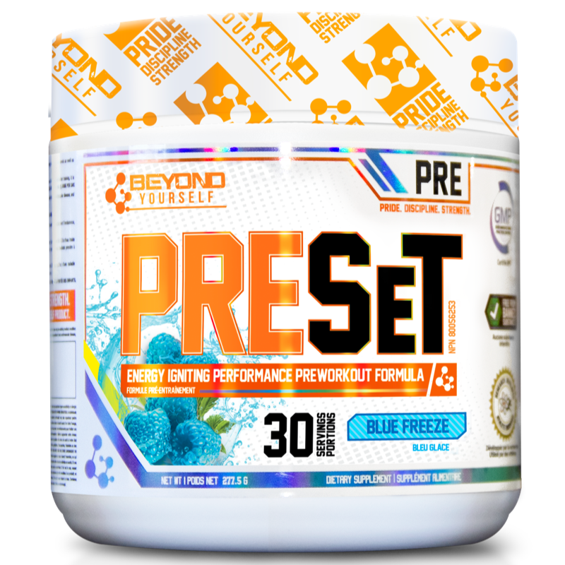 Beyond Yourself Preset - 30 servings Blue freeze - Pre-Workout - Hyperforme.com