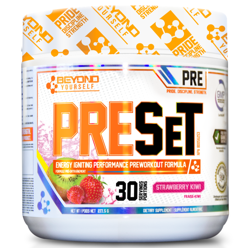 Beyond Yourself Preset - 30 servings Strawberry Kiwi - Pre-Workout - Hyperforme.com