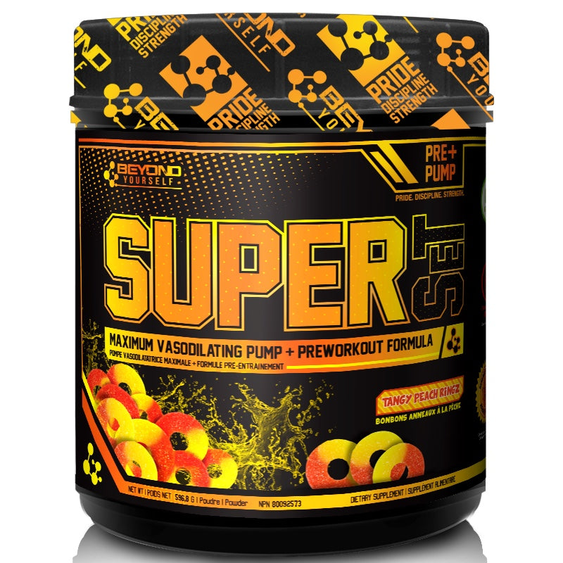 Beyond Yourself Superset - 40 Servings Tangy Peach Ringz - Pre-Workout - Hyperforme.com