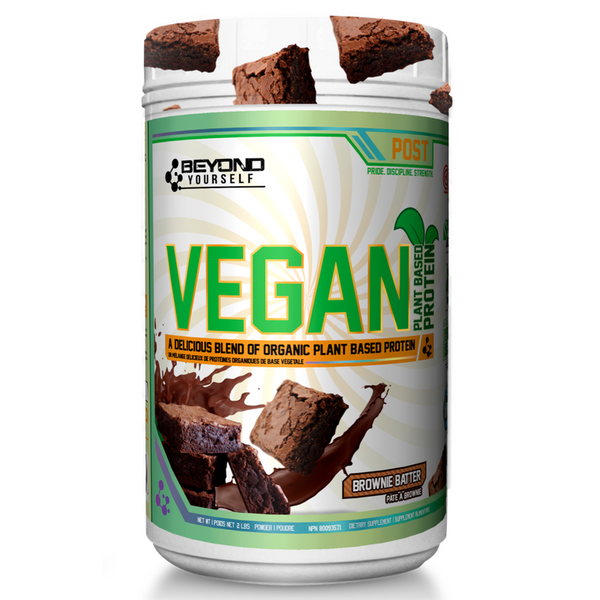 Beyond Yourself Vegan Protein - 2lb Brownie Batter - Protein Powder (Vegan) - Hyperforme.com