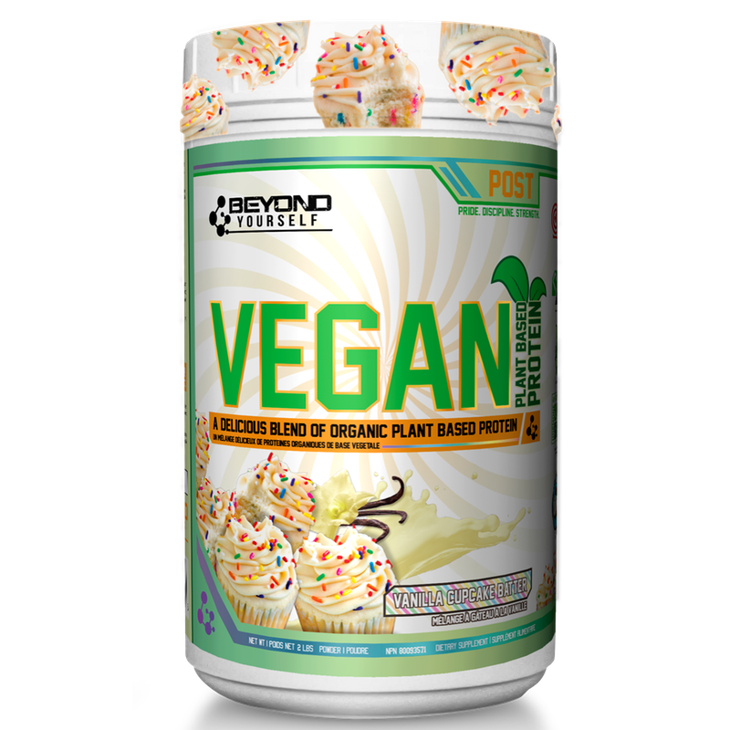 Beyond Yourself Vegan Protein - 2lb Vanilla Cupcake Batter - Protein Powder (Vegan) - Hyperforme.com