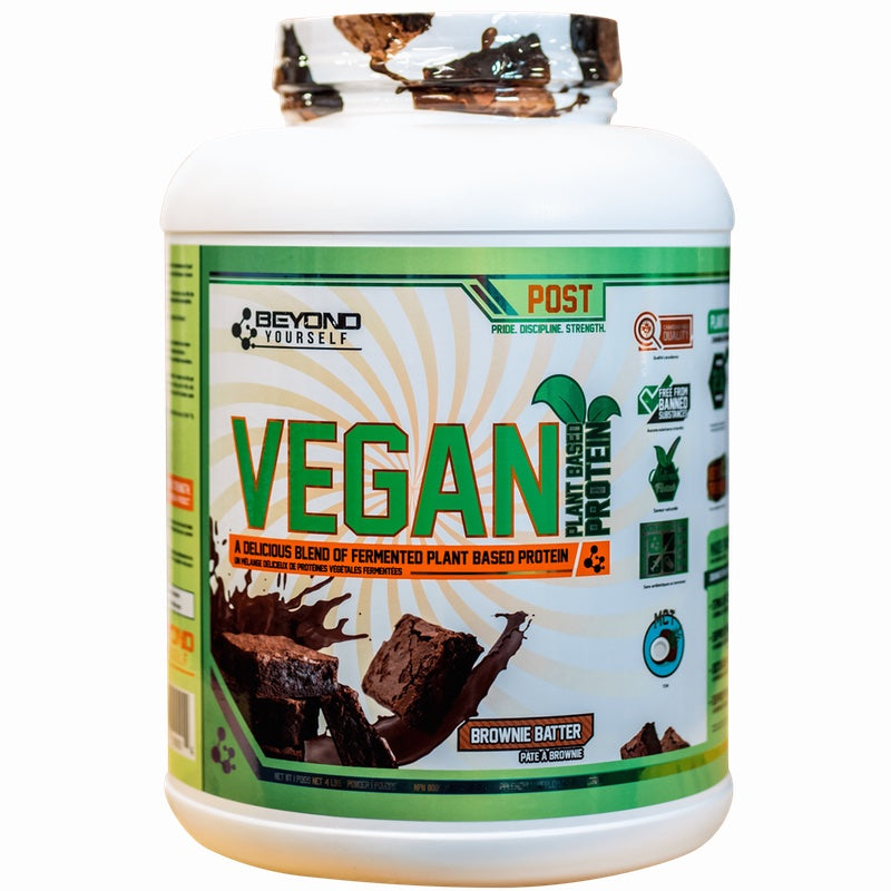 Beyond Yourself Vegan Protein - 4lb Brownie Batter - Protein Powder (Vegan) - Hyperforme.com