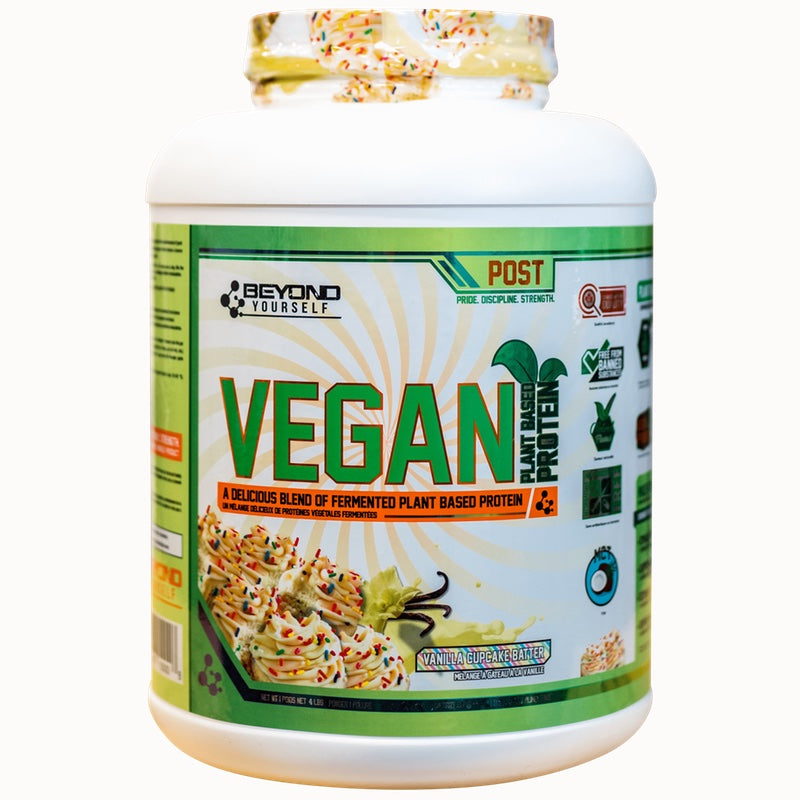 Beyond Yourself Vegan Protein - 4lb Vanilla Cupcake Batter - Protein Powder (Vegan) - Hyperforme.com