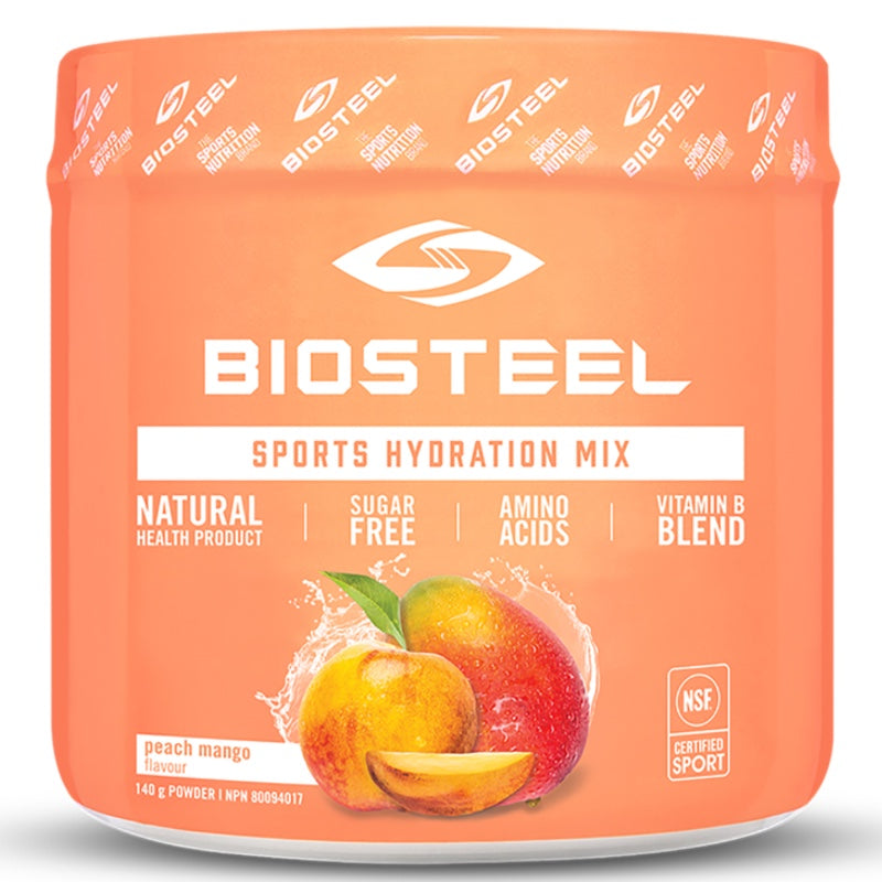 Biosteel Sports Hydration Mix - 140g Peach Mango - Electrolytes - Hyperforme.com