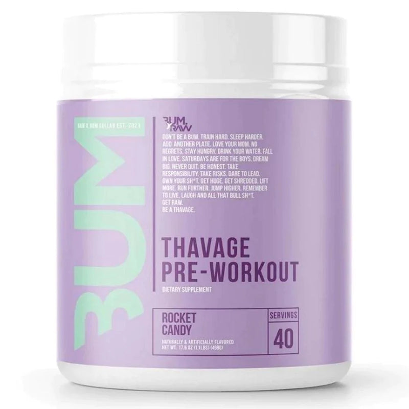 Raw Nutrition CBum Thavage Pre Workout - 40 Servings Rocket Candy - Pre-Workout - Hyperforme.com