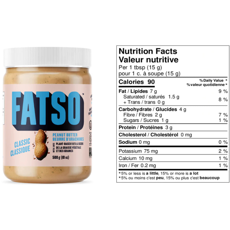 Fatso Hybrid Peanut Butter - 500g - Snacks - Hyperforme.com