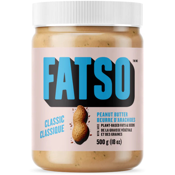 Fatso Hybrid Peanut Butter - 500g Classic - Snacks - Hyperforme.com