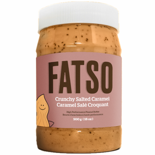 Fatso Hybrid Peanut Butter - 500g Salted Caramel - Snacks - Hyperforme.com