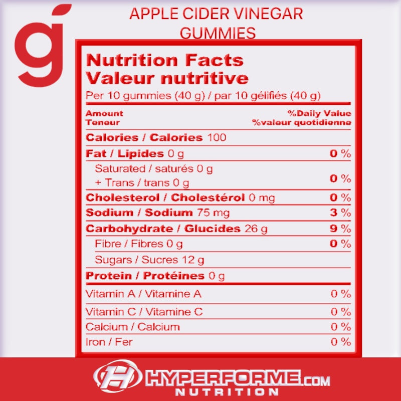 Goli Apple Cider Vinegar - 60 Gummies - Weight Loss Supplements - Hyperforme.com