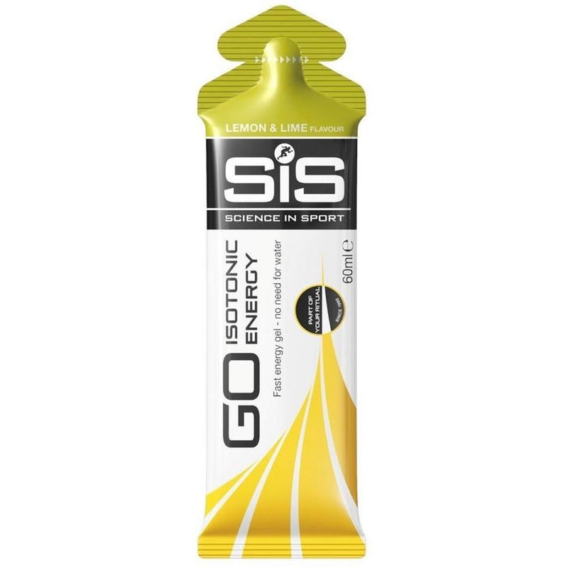 SIS GO Isotonic Energy Gel 60ml - 1 Pack Lemon Lime - Carbs - Hyperforme.com