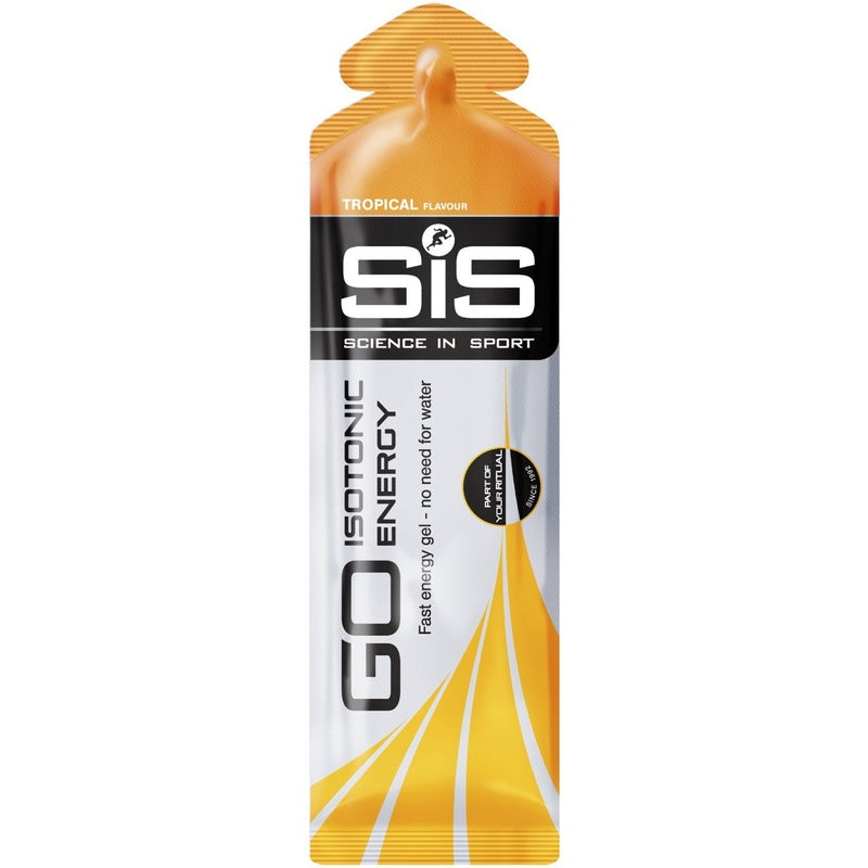 SIS GO Isotonic Energy Gel 60ml - 1 Pack Tropical - Carbs - Hyperforme.com