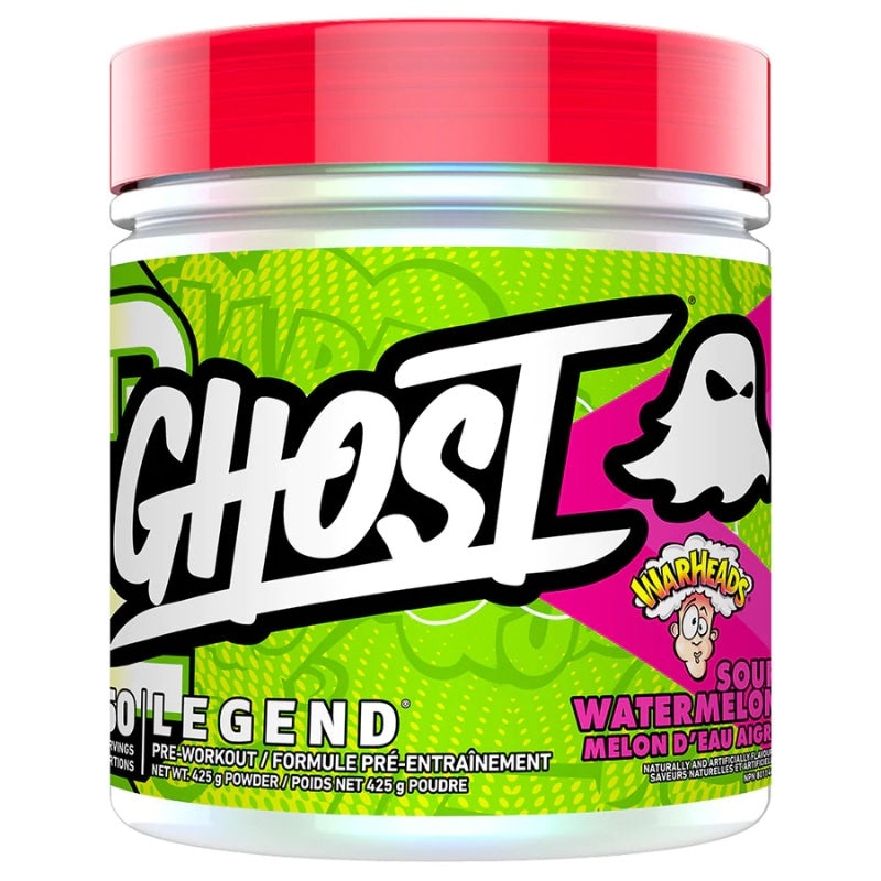 Ghost Legend Pre Workout V2 - 50 Servings Warheads Sour Watermelon - Pre-Workout - Hyperforme.com
