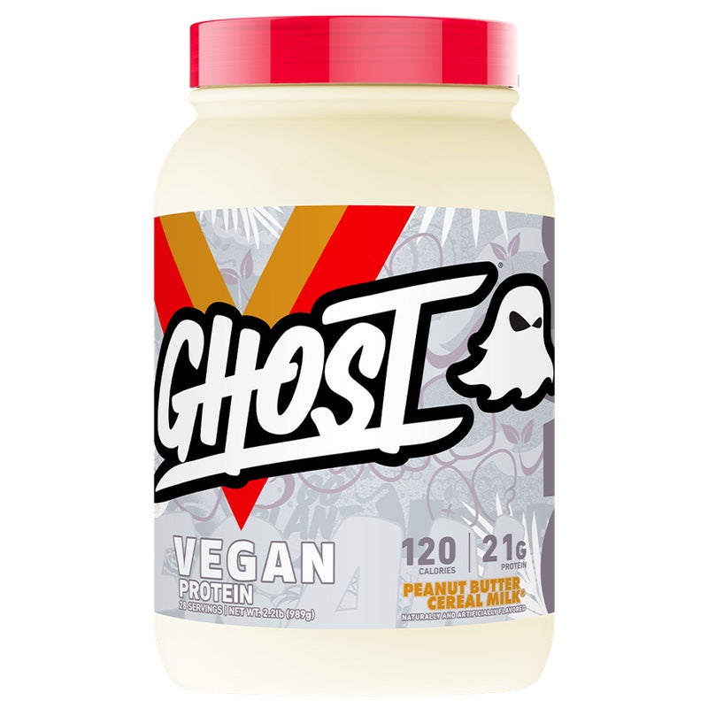 Ghost Vegan Protein - 2lb Peanut Butter Cereal Milk - Protein Powder (Vegan) - Hyperforme.com
