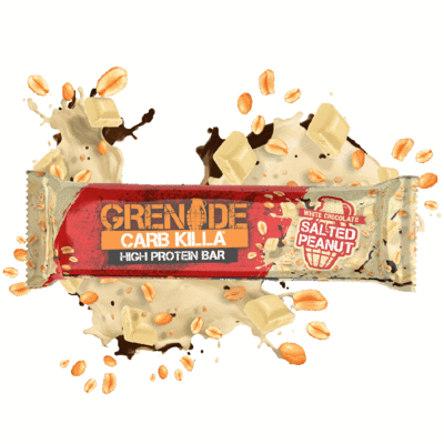Grenade Carb Killa Bar - 1 Bar White Chocolate Salted Peanut - Protein Bars - Hyperforme.com