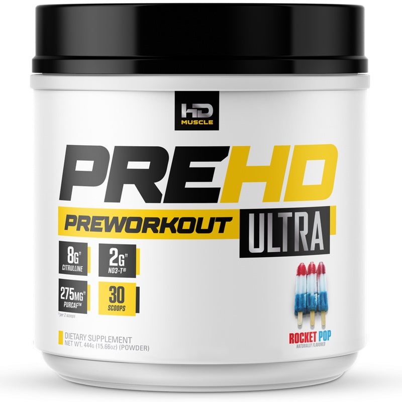 HD Muscle PreHD Ultra - 30 Servings Rocket Pop - Pre-Workout - Hyperforme.com