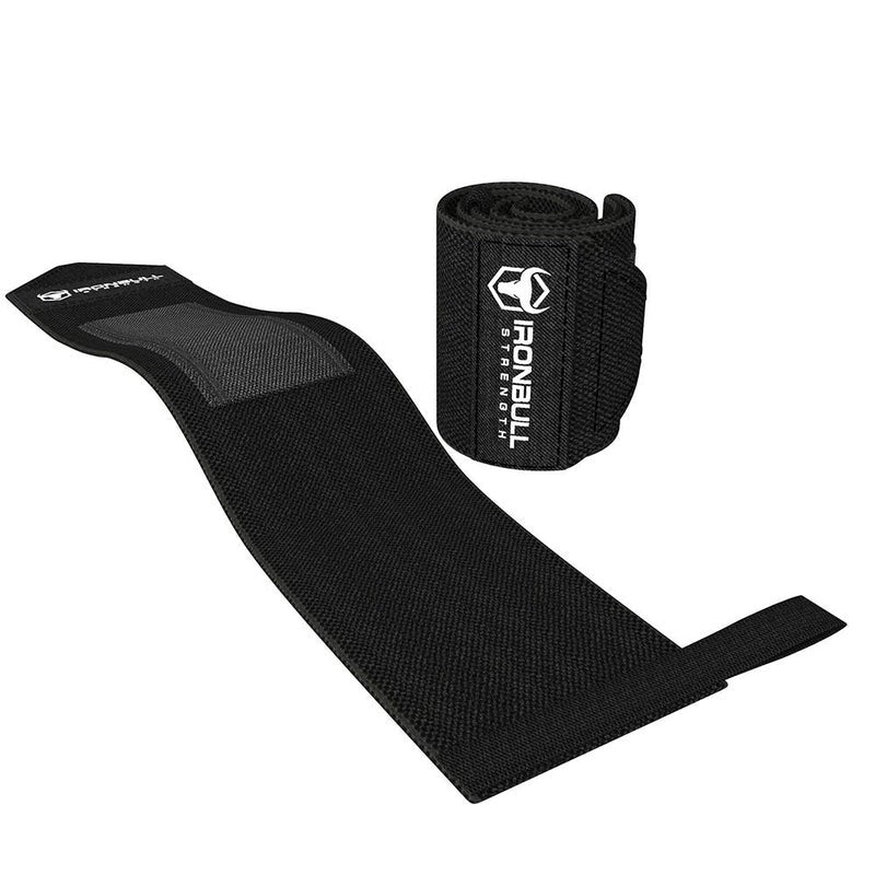 Iron Bull Classic Wrist Wraps - 1 Pair Black - Apparel & Accessories - Hyperforme.com