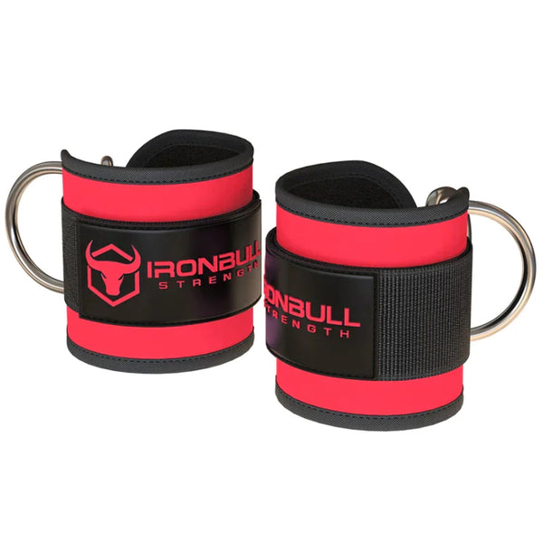 Iron Bull Nylon Ankle Straps Red - Apparel & Accessories - Hyperforme.com