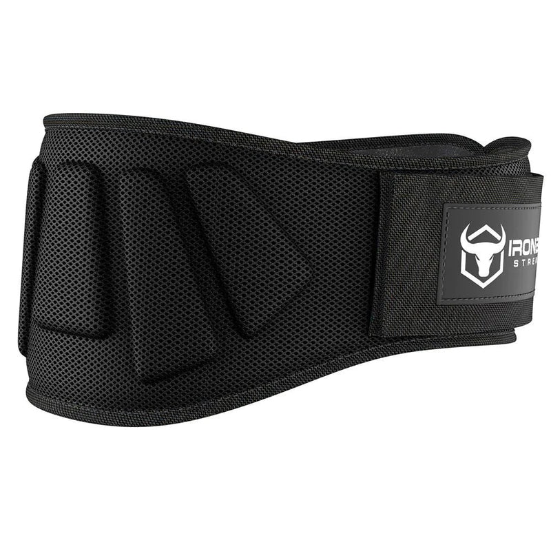Iron Bull Reinforced Nylon Weightlifting Belt 6" Black / Small - Apparel & Accessories - Hyperforme.com