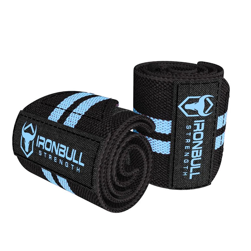 Iron Bull Women Wrist Wraps Black / Cyan - Apparel & Accessories - Hyperforme.com