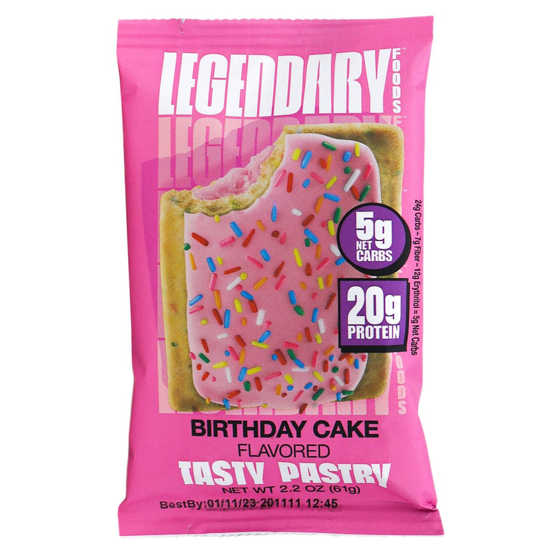 Legendary Pastry Tasty Pastry - 1 Pastry Birthday Cake - Protein Bars - Hyperforme.com