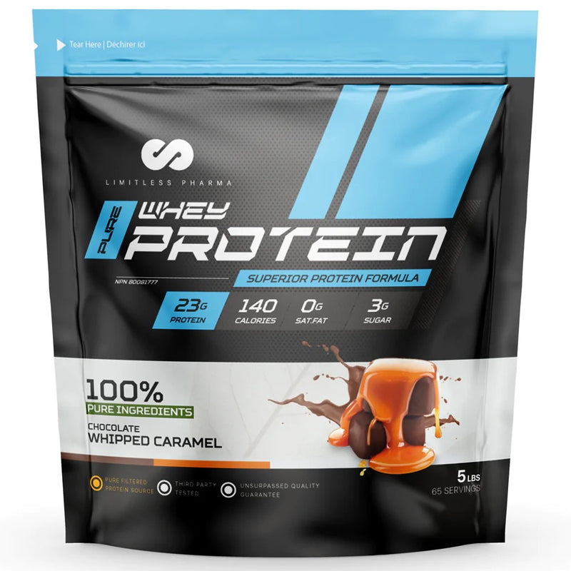 Limitless Pharma Advanced Whey Protein - 5lb Chocolate Whipped Caramel - Protein Powder (Whey) - Hyperforme.com