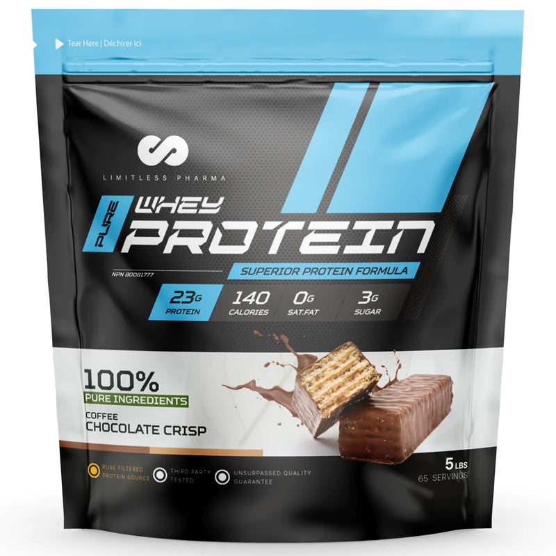 Limitless Pharma Advanced Whey Protein - 5lb Coffee Chocolate Crisp - Protein Powder (Whey) - Hyperforme.com